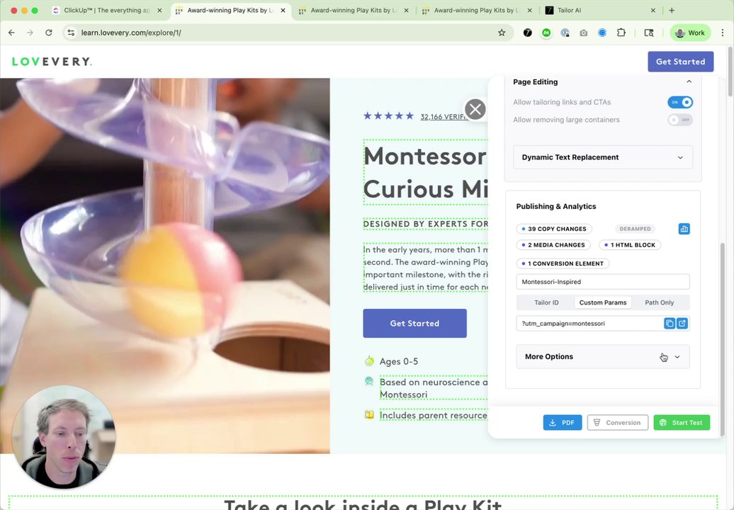 Click to play Automatic A/B Testing