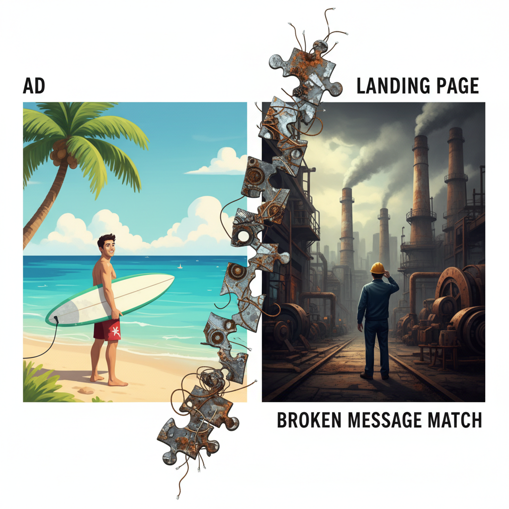 Most ad dollars don't die in the ad. They die on the landing page.